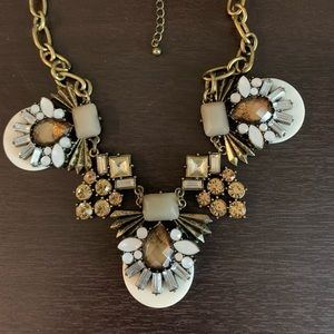 Gold and Brown Statement Necklace